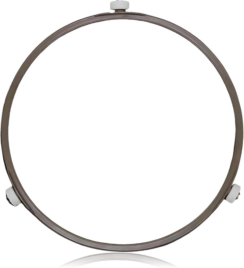 smrtcol Microwave Turntable Ring Replacement 7-Inch Microwave Oven Spinner Replacement Parts with 3 Smooth Rollers Universal Fit for Most Microwaves - Image 1